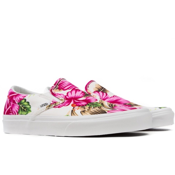 Vans Off The Wall Hawaiian Floral Pink tropical - Picture 4 of 8